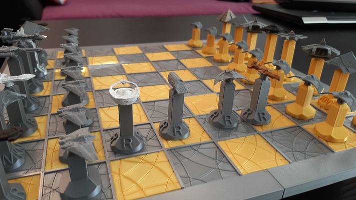 stargate ajedrez dlc1 mezclado by martin taihl juguetes juegos tablero estrella portón aurora saltador 301 3d print model - Mito3D