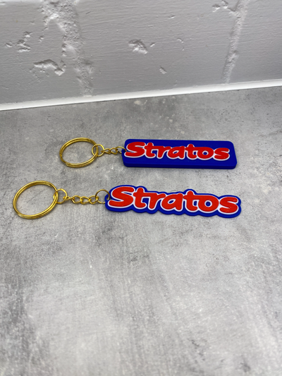 stratos chocolate bar keychain 2 versions by mrtk1970 fashion models norwegian keyring key chain ring candy 3d print model - Mito3D