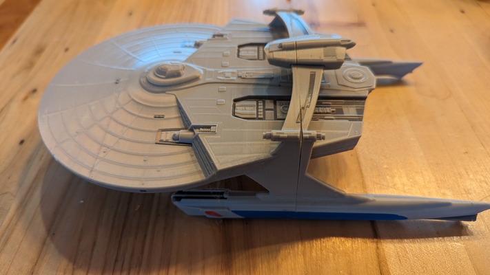 ncc 1865 uss dependente 1 1000 escala by cobre 01 passatempo faça veículos estrela caminhada modelo espaço navio 3d print model - Mito3D