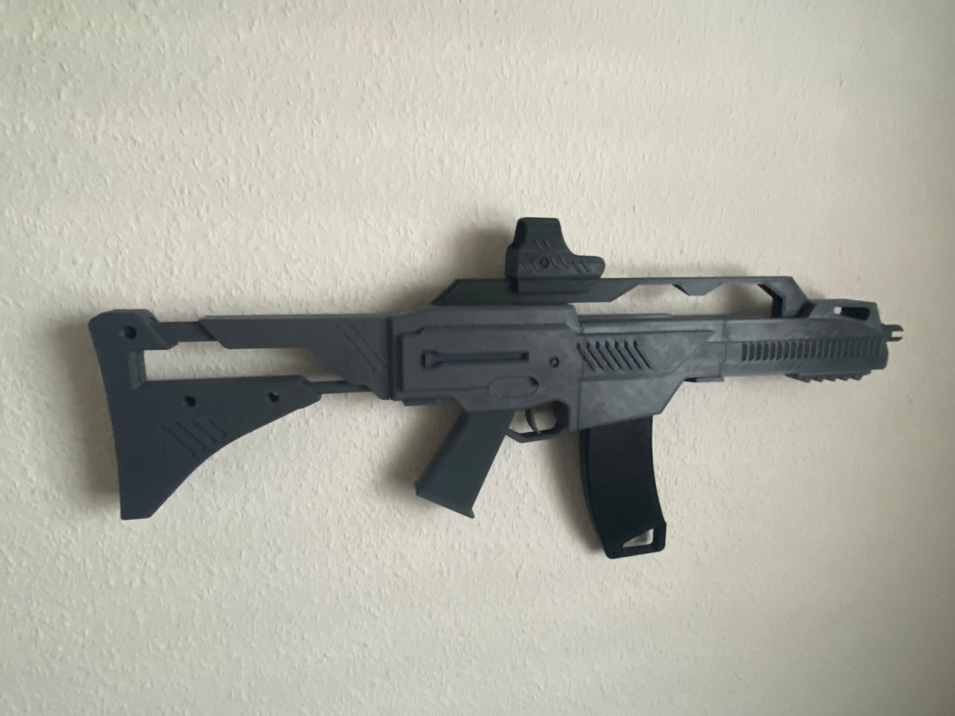 g36c by rtx nitrox arte modelos arma fogo g36 rifle parede acessórios 3D print model - Mito3D