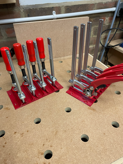 t-track clamp rack by minalll tools organizers 3d print model - Mito3D