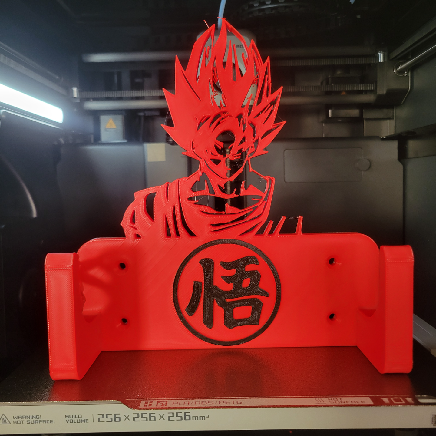 goku katana wall mount by casperyaj household decor dragon ball z sword 3D print model - Mito3D