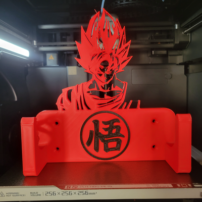 goku katana mauer montieren by casperyaj haushalt dekor drachen ball schwert 3d print model - Mito3D