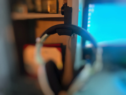 headphone hanger by sgt wolfe household office 3d print model - Mito3D
