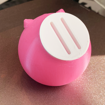 piggy bowl by 3d print it toys & games box coin money safe bank 3d print model - Mito3D