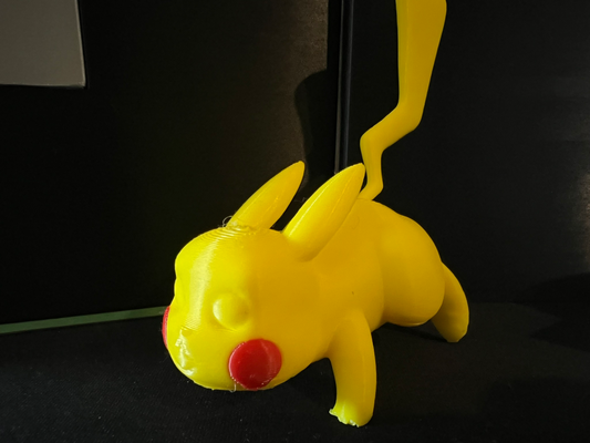 pikachu attaque position by ry art sculptures pokémon anime 3d print model - Mito3D