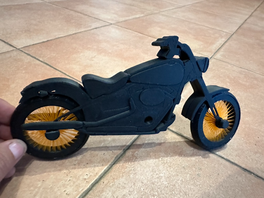 personalizzato to assemblare moto montare by silviopastori78 passatempo fai veicoli corda arte giochi 3d print model - Mito3D