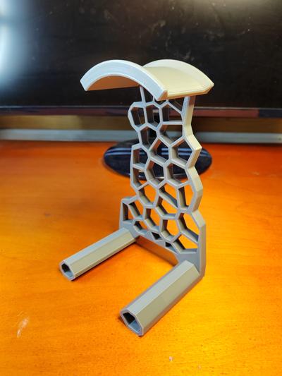 voronoi kulaklık kulp destek by hıristiyanlar ev halkı ofis aksesuar aksesuarlar 3d print model - Mito3D