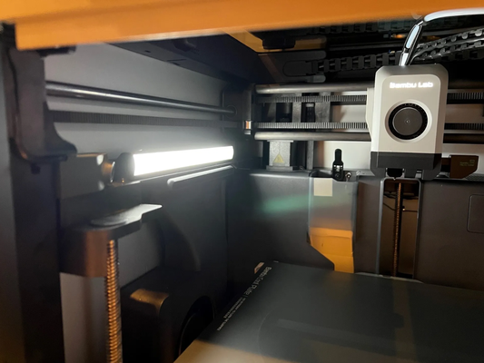 x1c conduziu difusor melhoria by cortando água 3d impressora partes bambu lente 3d print model - Mito3D