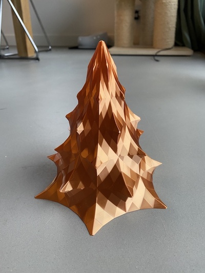 natale albero personalizzabile rami by franklin domestico festività thingiverse 3d print model - Mito3D