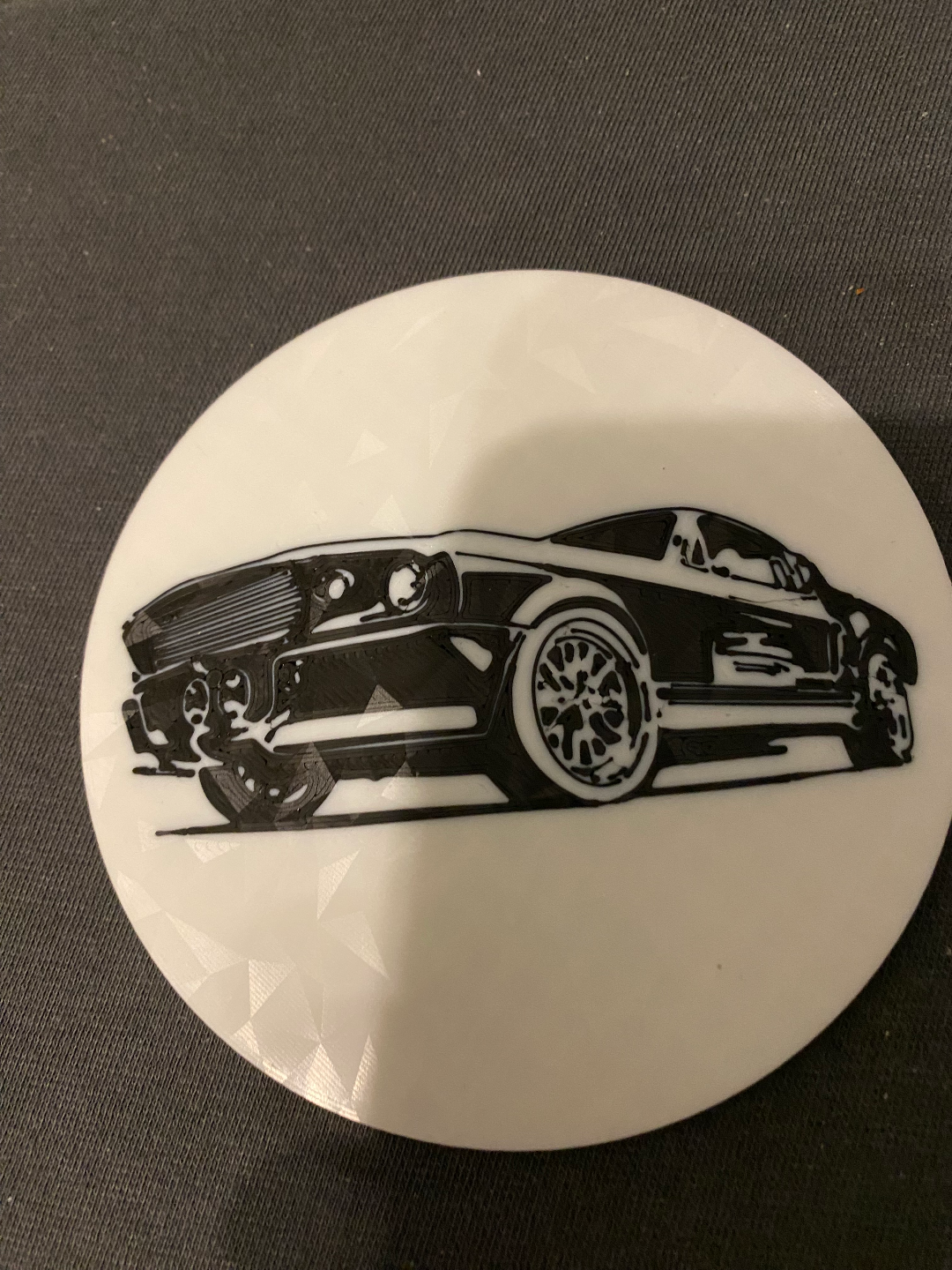 ford mustang bardak altlığı ters ayarlayıcı by p4trick sanat işaretler logolar araba musclecar 3D print model - Mito3D