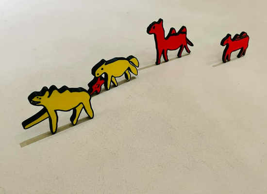 tier familie by petitbrand haushalt dekor schlüssel kette spielzeug 3d print model - Mito3D