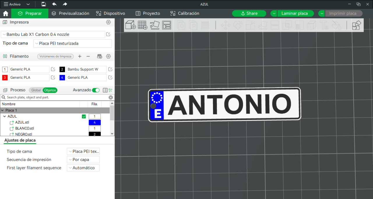 modelo pára llavero matriculas europeas by worldcat3d arte 2d chaveiro inscrição carro veículo negócios bambu frança tcheco república alemanha itália 3D print model - Mito3D