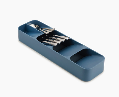 compacto cuchillería bandeja by curioso menta casa modelos utensilios cocina divisores cajones organizador separadores tenedor cubiertos porta divisor 3d print model - Mito3D