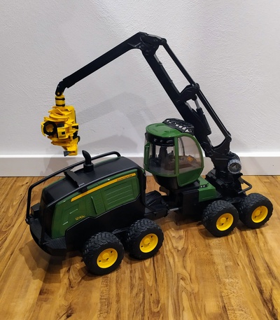 befestigung f r john deere 1270g harvester von bruder by albi1893 toys & games brother 3d print model - Mito3D