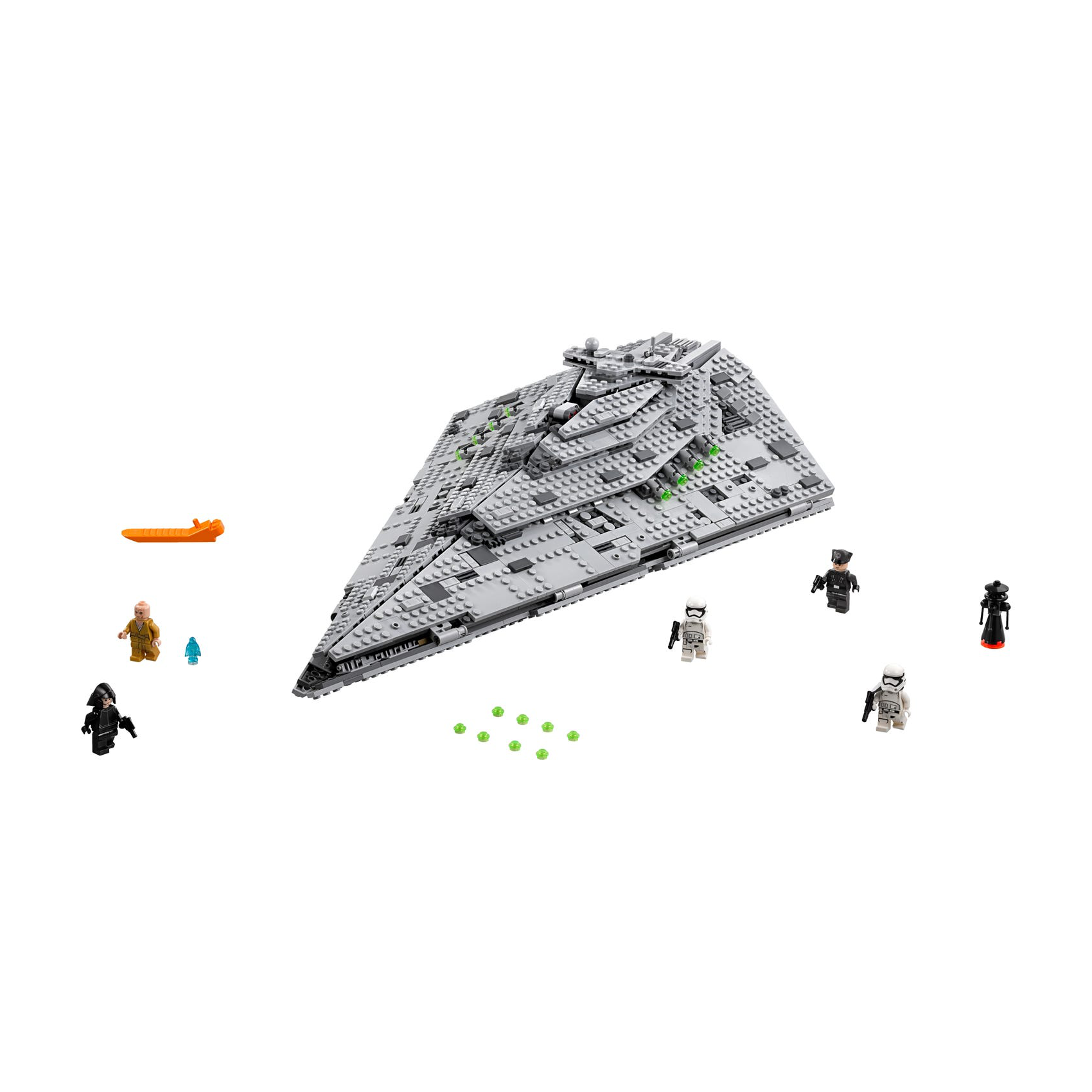 ilk sipariş star yok edici lego savaşlar by meraklı nane oyuncaklar oyunlar yıldız savaşları birinci derece uyumlu legobrick öldürücü tuğlaları starwarsepisode8 3D print model - Mito3D