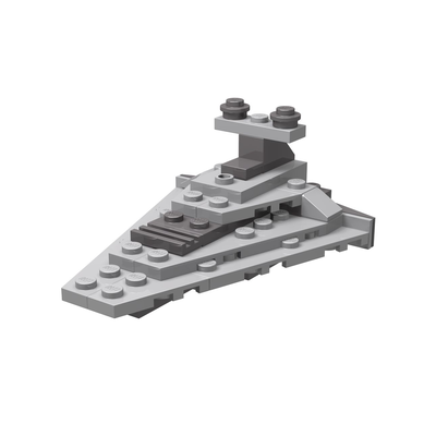 mini star wars destroyer - lego by curious mint toys & games starwars legocompatible legobrick stardestroyer legobricks 3d print model - Mito3D