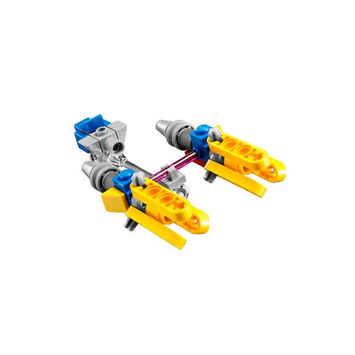 star savaşlar anakin kapsül yarışçı lego by meraklı nane oyuncaklar oyunlar yıldız savaşları uyumlu legobrick tuğlaları skywalker podracer 3d print model - Mito3D