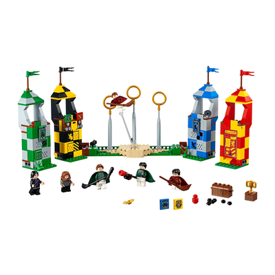 quidditch rencontre lego harry potier by curieuse menthe jouets jeux poudlard potter legocompatible legobrick briques bêtes fantastiques 3d print model - Mito3D