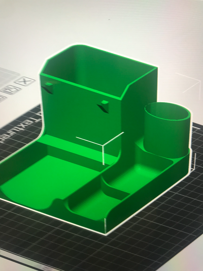 escrivaninha organizador by njkenn20 ferramentas organizadores caneta mesa armazenamento 3d print model - Mito3D