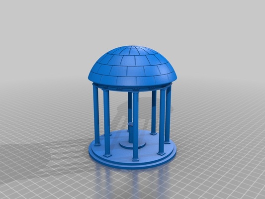 unc vieux remixé by eric wittenstein art modèles tarheels tarheel 3d print model - Mito3D