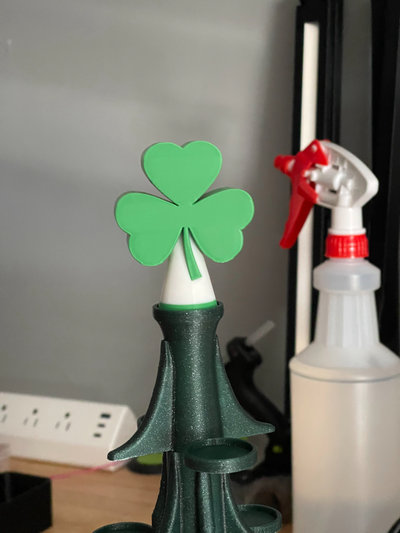 beso masa árbol trébol by eric casa decoración st patrick's paddys día arrozal patricio patricks 3d print model - Mito3D