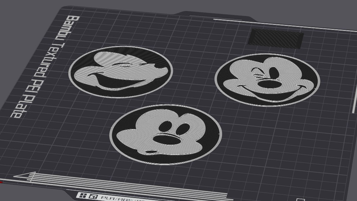 mickey bardak altlığı by geceler ev halkı ofis 3d print model - Mito3D