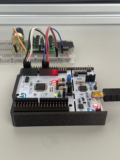 stm32 núcleo deslizar caso bainha 64 pin by verificar passatempo faça eletrônicos borda arduino programação embutido stm32nucleo 3d print model - Mito3D