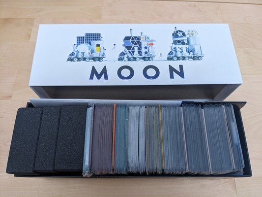 moon board game organizer by dockuro tools organizers tabletop 3d print model - Mito3D