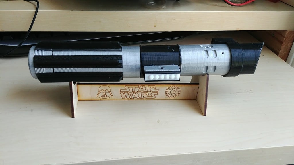 stand vader saber by raptordemon props & cosplays lightsaber saberstand 3D print model - Mito3D