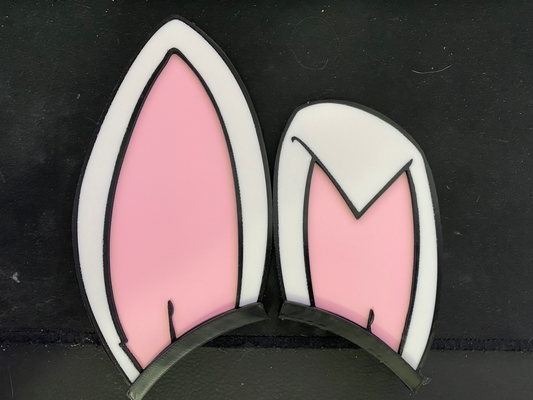 hase ohren 5 magnet disney modular stirnbänder by grimtoc requisiten cosplays ostern hasen stirnband mickey minnie wunder 3d print model - Mito3D