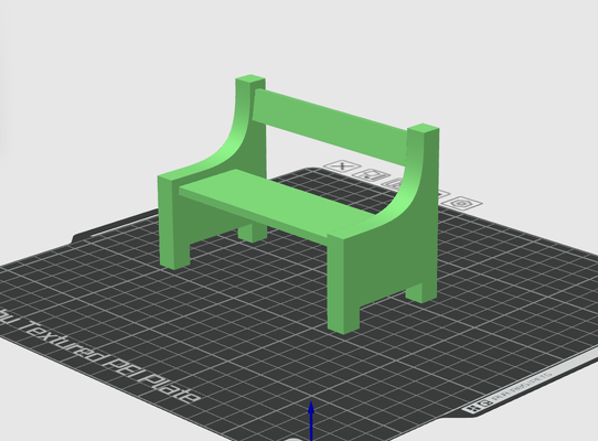 funny bench by ghello08 household decor 3d print model - Mito3D