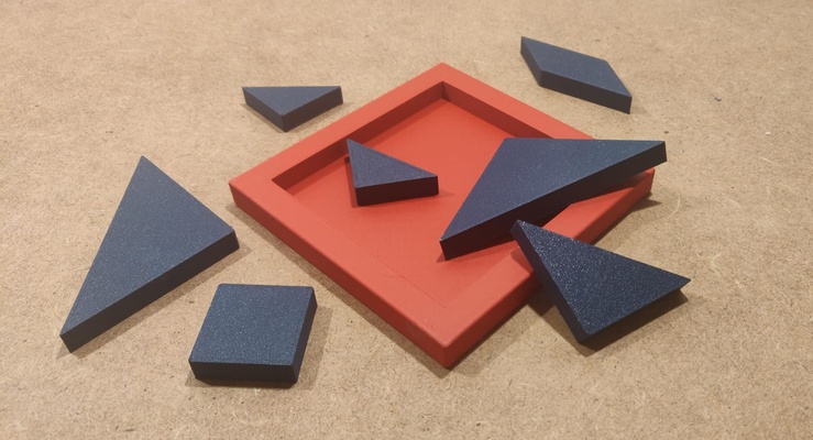 cuadrado rompecabezas by retiro juguetes juegos 3d print model - Mito3D