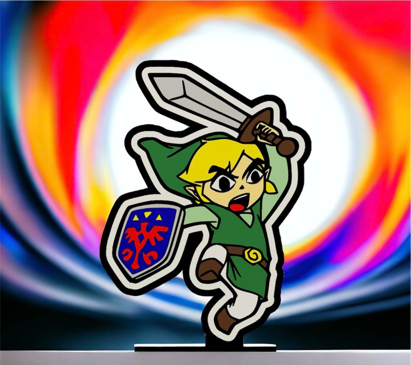 collegamento zelda guidato lampada by codyinbody3 arte modelli leggenda of multicolore ams gioco video originale attaccamento parti connettore bambu stampante pezzo retrò luce lightbox 3D print model - Mito3D