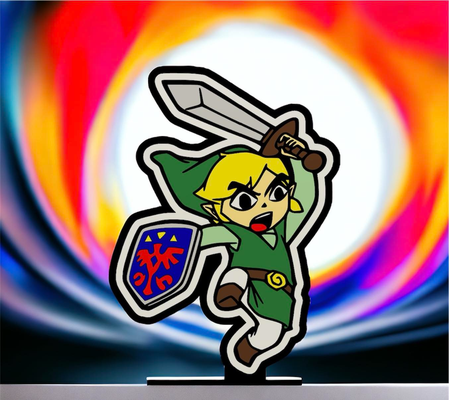 collegamento zelda guidato lampada by codyinbody3 arte modelli leggenda of multicolore ams gioco video originale attaccamento parti connettore bambu stampante pezzo retrò luce lightbox 3d print model - Mito3D