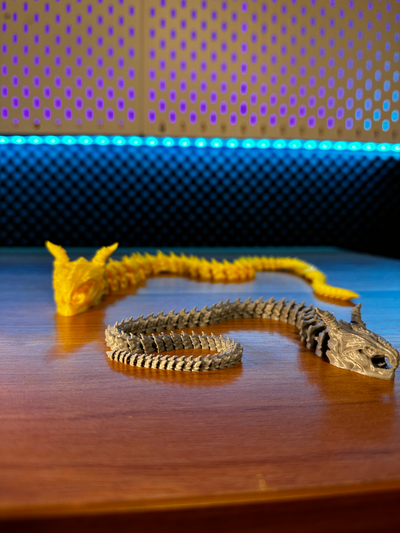 articulado serpiente indefenso by plastic3d juguetes juegos flexi bisagras continuar flexible modelos intrincado diseño bisagra articulación animal 3d print model - Mito3D