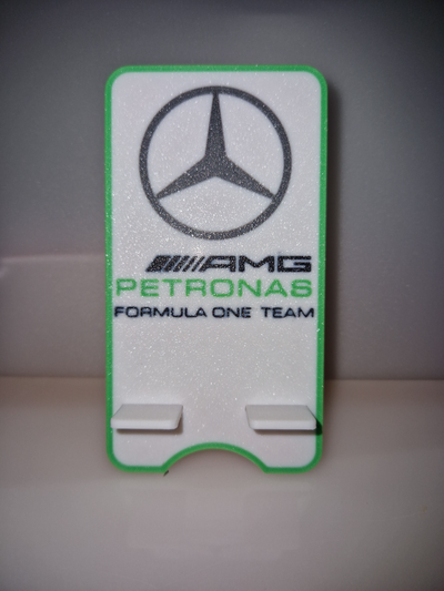 f1 mercedes petronas teléfono estante soporte by jendapce herramientas artilugio amg mobil móvil accesorio 3d print model - Mito3D