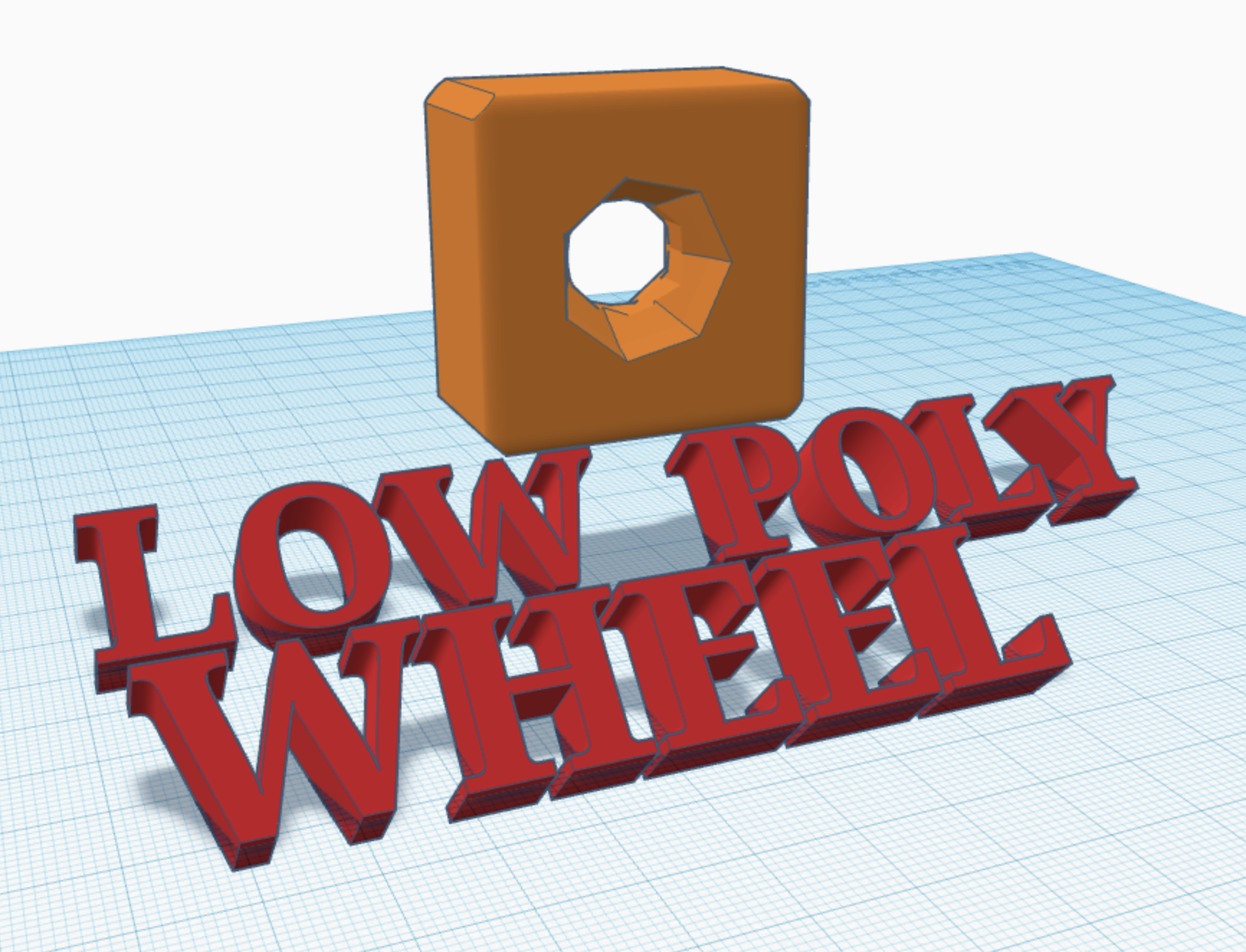 poly roue by bowieinc art modèles lowpoly dessins 3D print model - Mito3D