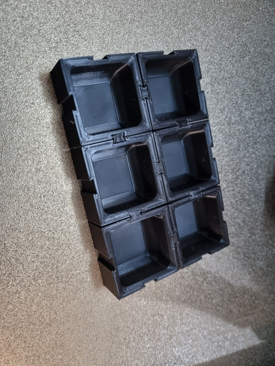 modular parafuso bandeja by patrik0504 ferramentas organizadores parafusos suporte caixa 3d print model - Mito3D