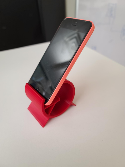 muschelschale stand by fenix174 werkzeuge smartphone zelle telefon 3d print model - Mito3D