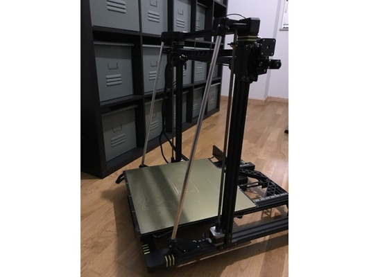 anycubic quíron z estabilizador by criador 3d impressora acessórios reforçado anycubicchiron cubículo reforço framereforcement zsupport reforçador 3d print model - Mito3D