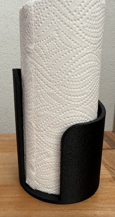 paper towel holder dispenser by lukasglowinski household house models papertowel paperroll papertowelholder papertoweldispenser 3d print model - Mito3D