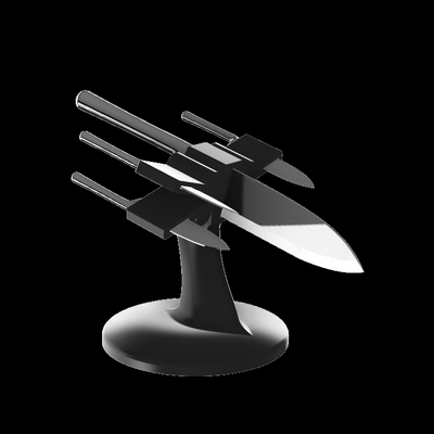 x-wing knife block stand by lukasglowinski household house models starwars xwing knifeholder starwarsxwing knifeblock 3d print model - Mito3D