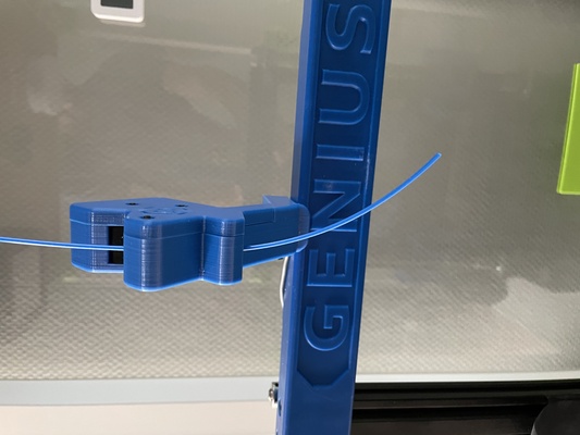 artilharia gênio filamento sensor monte remixado by lukasglowinski 3d impressora partes filamentossensor filamentsensorbracket suporte 3d print model - Mito3D