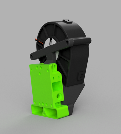 7530 fan mount eva 3 remixed by lukasglowinski 3d printer parts fanduct coolingduct partcooling 3d print model - Mito3D
