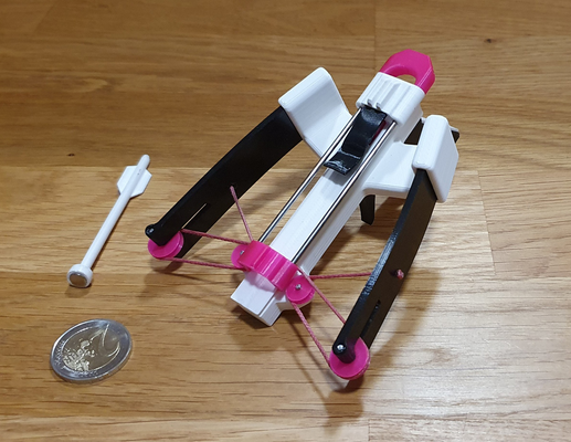 mikro tabanca tatar yayı tersine çevirmek bileşik by tembel oyuncaklar oyunlar ortaçağa ait eğilmek xbow x bow dart oyunu eğlence oyuncak tamirci ilkbahar çapraz komik amaç işlevsel roket hızlı çekim uçan uçmak atmak atma basit çocuklar ofis kahve ateş etmek süper şirin küçük mancınık silah mıknatıs manyetik elde taşınır oyun kumar 3d print model - Mito3D