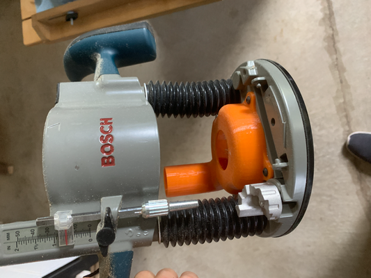 bosch 1617 roteador mergulho base poeira adaptador by utilizador 3257010834 ferramentas 3d print model - Mito3D