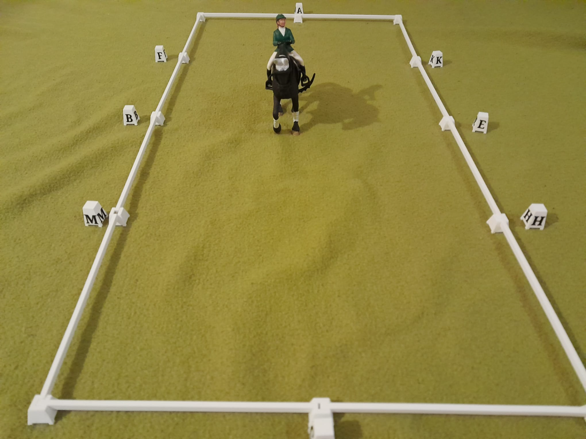 adestramento arena by kl3kk3rt brinquedos jogos cavalo schleich 3D print model - Mito3D