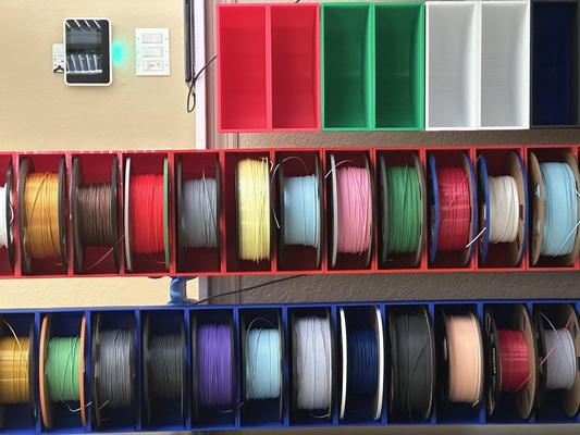 filament halter unterstützung lager regale by technik kramer 3d drucker zubehör filamentspulenhalter filamenthalter 3d print model - Mito3D