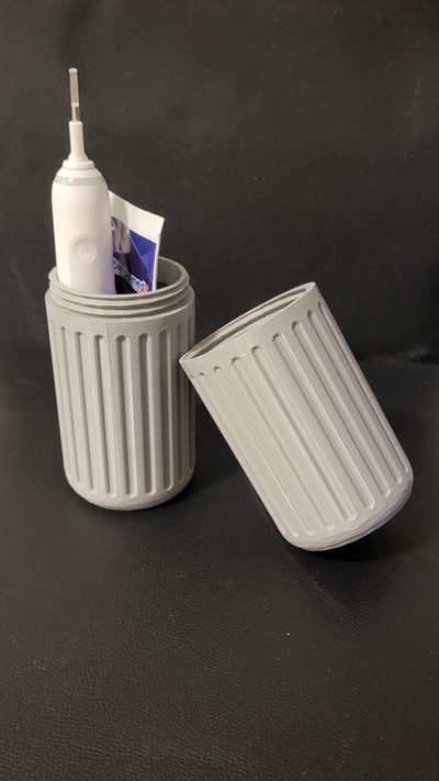 cepillo dientes etui by emvi 3d herramientas organizadores fiesta viaje diente caja hilo baño 3d print model - Mito3D